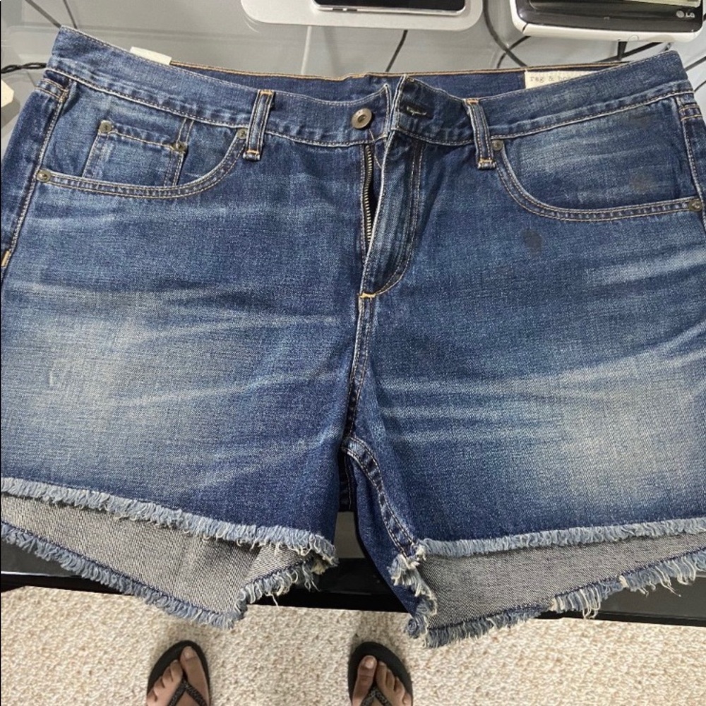 BNWT WOMEN'S RAG & BONE DENIM CUT-OFF SHORTS US 32